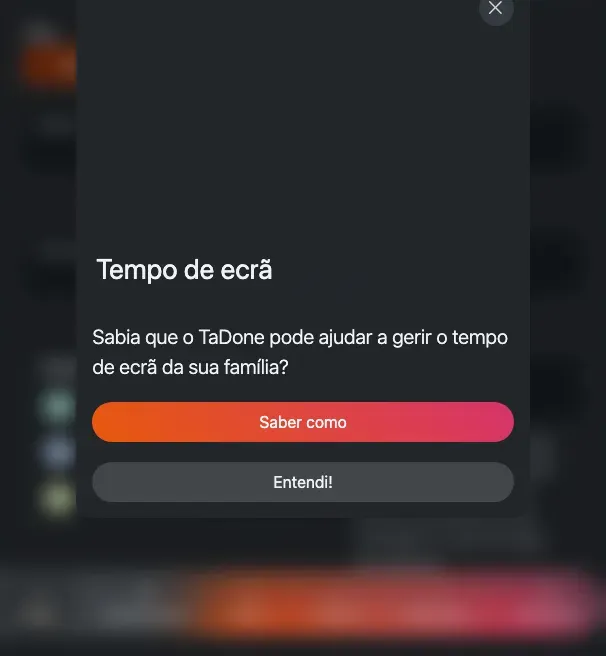 O formulário Adicionar ação: Tipo, Nome, Descrição, Aplicar a e Pontos.