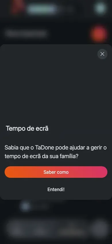 O catálogo de recompensas em ecrã de telemóvel, numa coluna única.