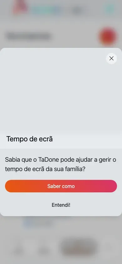 O catálogo de recompensas em ecrã de telemóvel, numa coluna única.