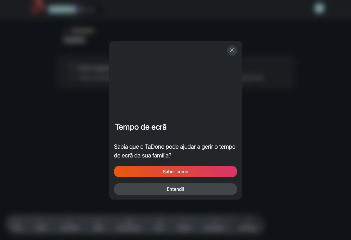 A definição de Ações com o interruptor Pontos negativos.