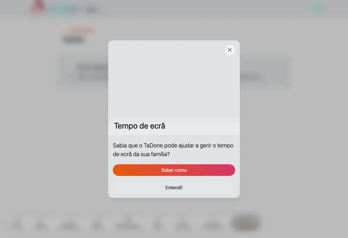 A definição de Ações com o interruptor Pontos negativos.