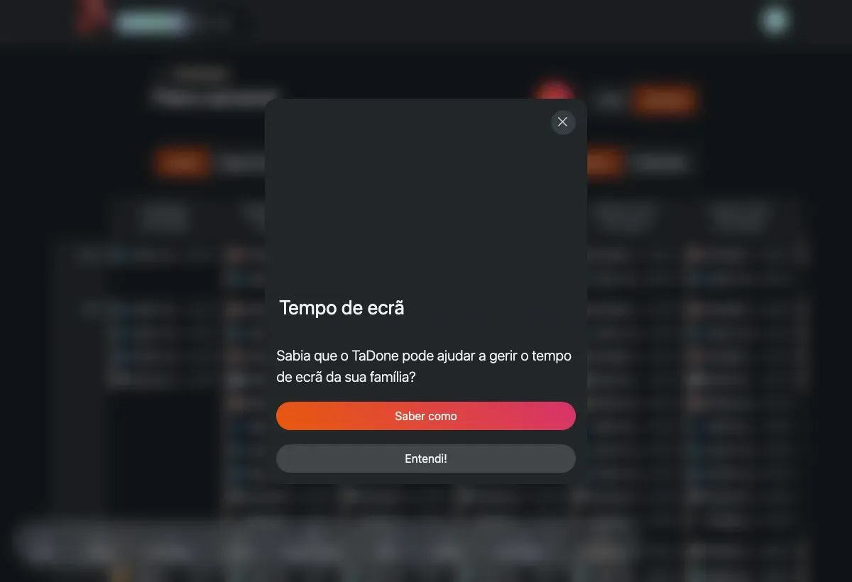 O plano semanal da rotina na vista de grelha da Semana.
